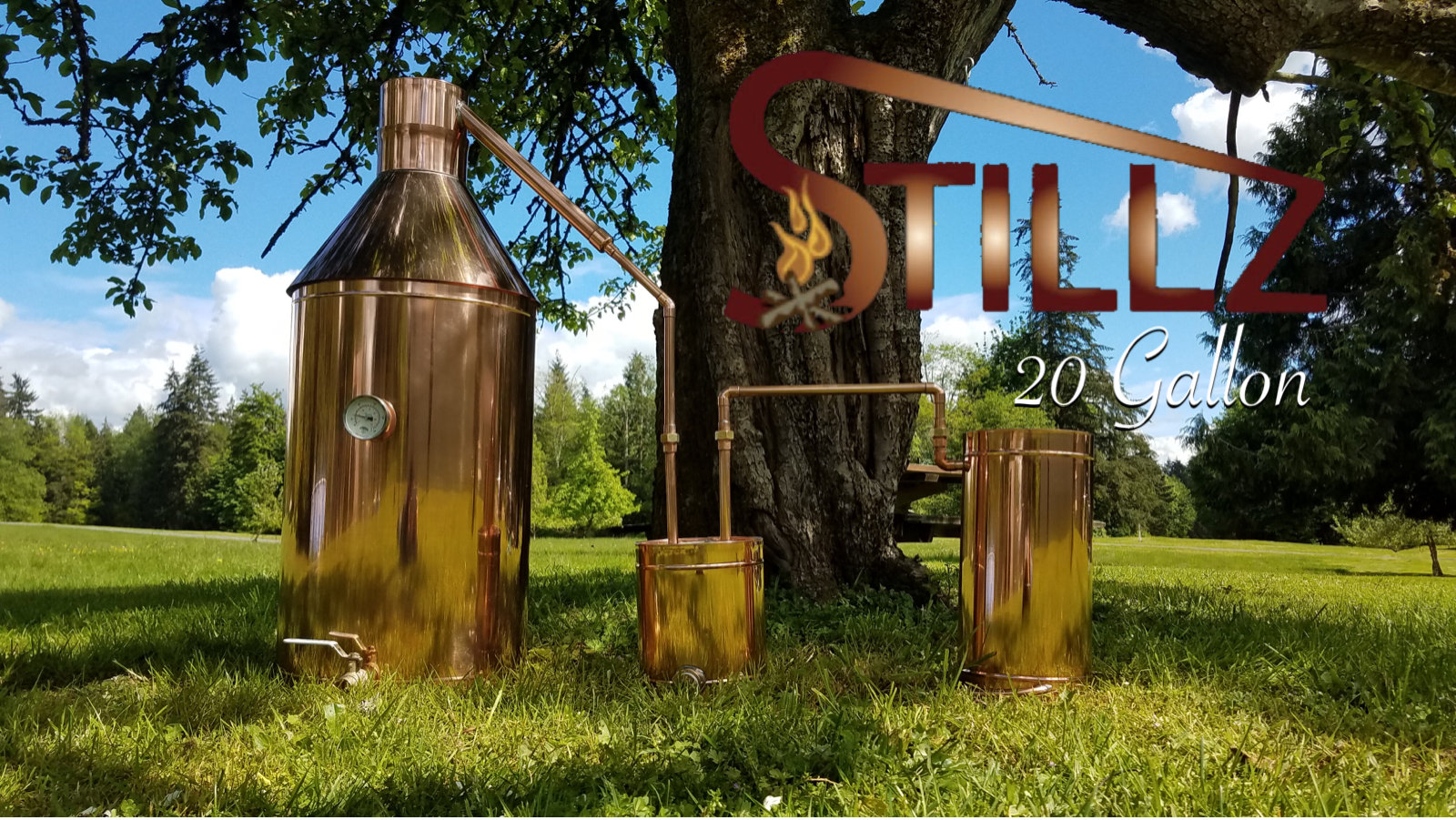 20 Gallon Heavy 22-Gauge Copper Moonshine Still