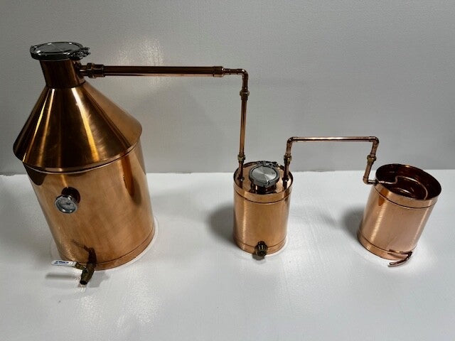 10 Gallon Copper Starter Still with Thumper and Worm